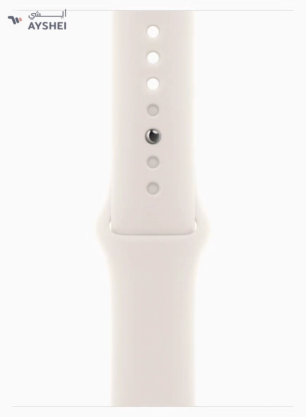 Apple Watch SE 3 GPS 44mm (TDRA Version) Starlight Aluminium Case With Starlight Sport Band - M/L