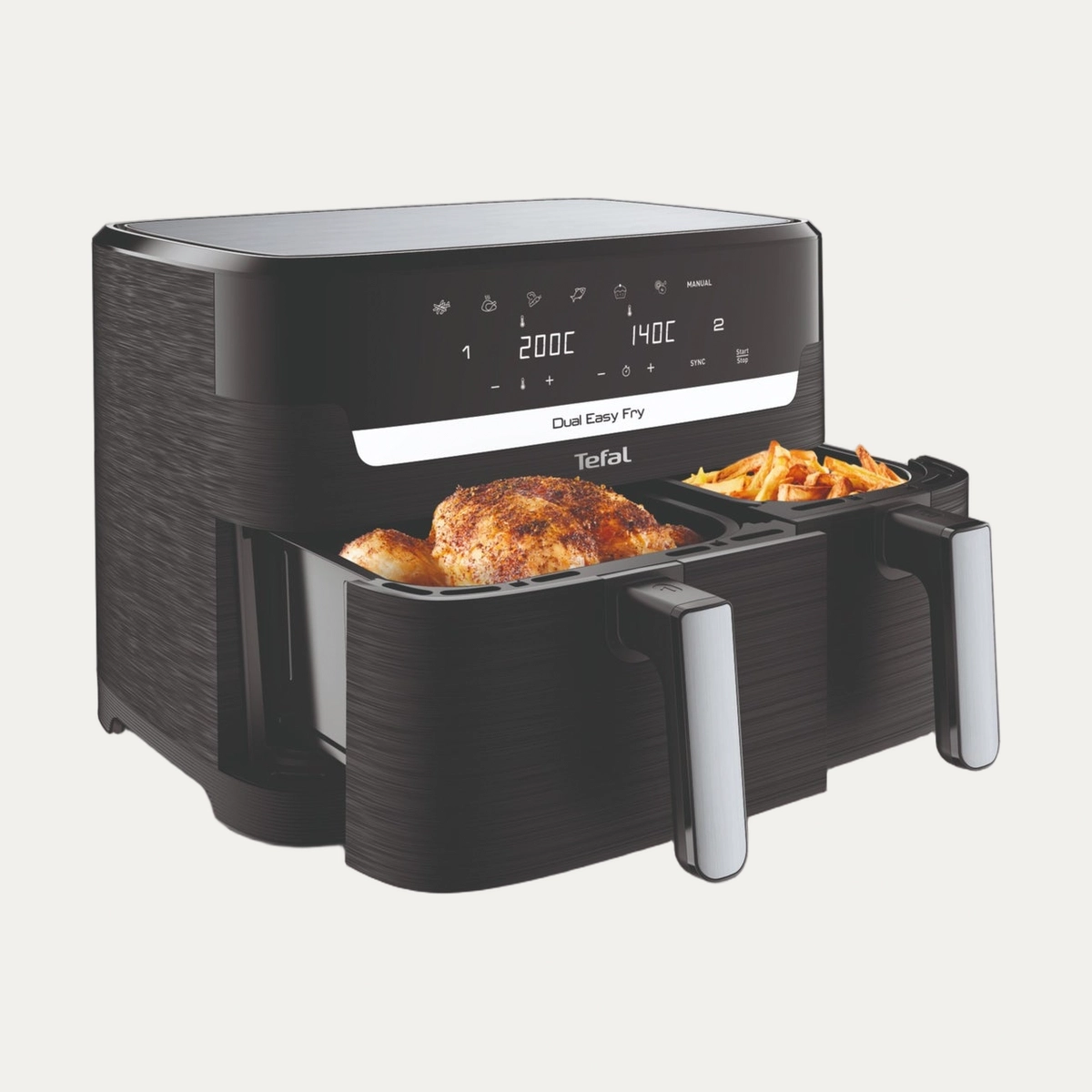 Tefal Air Fryer | Dual Easy Fry | Dual Drawers |Complete Family Meal-1-1