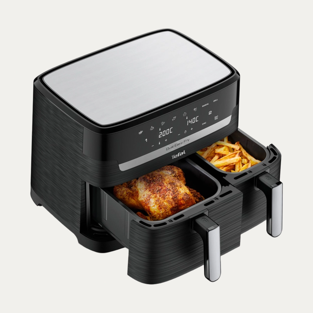 Tefal Air Fryer | Dual Easy Fry | Dual Drawers |Complete Family Meal-2-2
