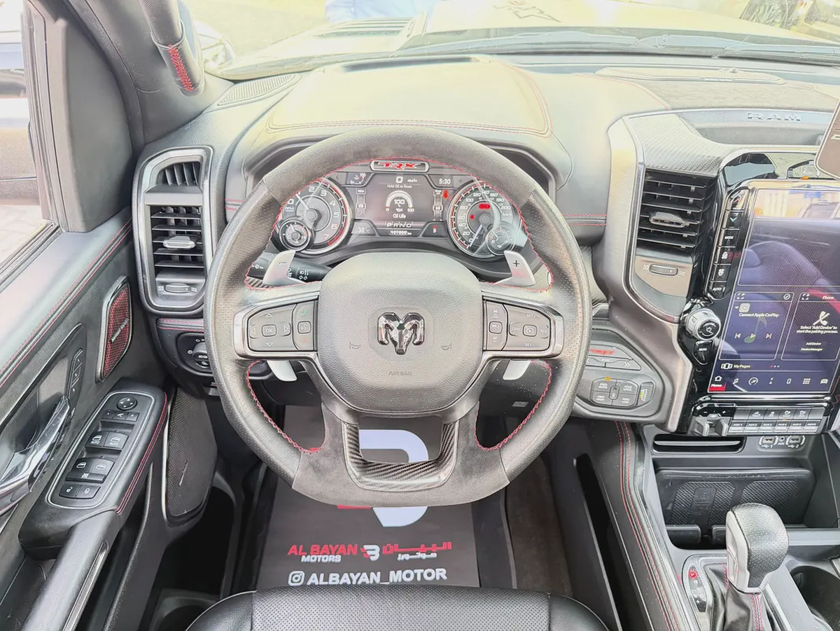 دودج رتم TRX رمادي / اسود خليجي RAM 1500 TRX V8 2022 - GCC Specs - Pristine Condition