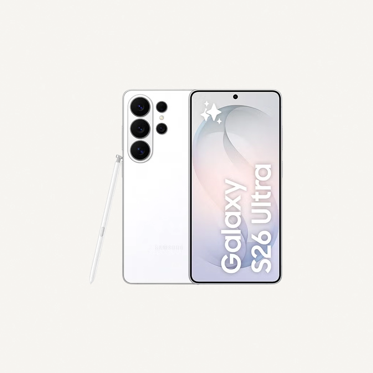 Samsung Galaxy S26 Ultra Dual SIM White 12GB RAM 256GB 5G - Middle East Version-0-0