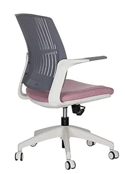 NAVODESK Ergonomic Office Chair Pink/Grey/White-3