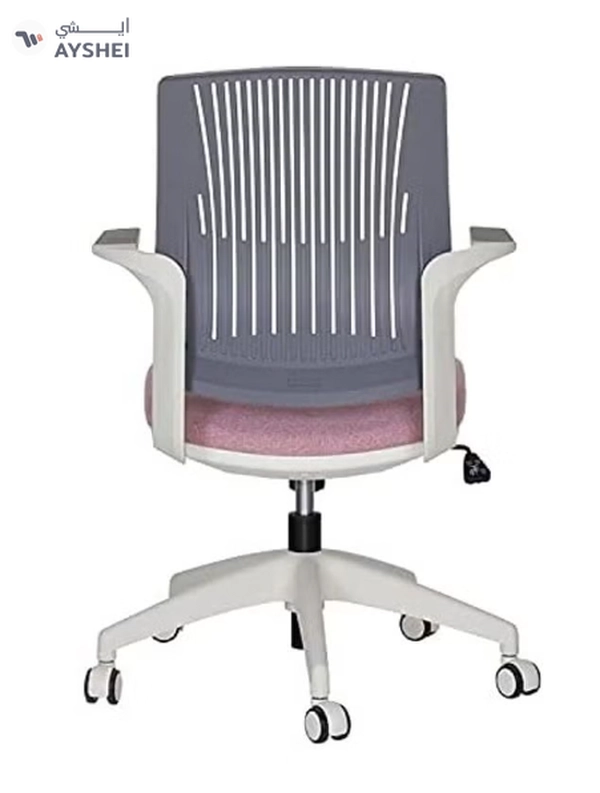 NAVODESK Ergonomic Office Chair Pink/Grey/White