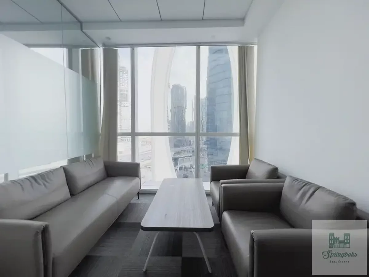 Affordable Fully Fitted Office for Rent in B2B Tower, Business Bay — 385 sq. ft, City View-5-5