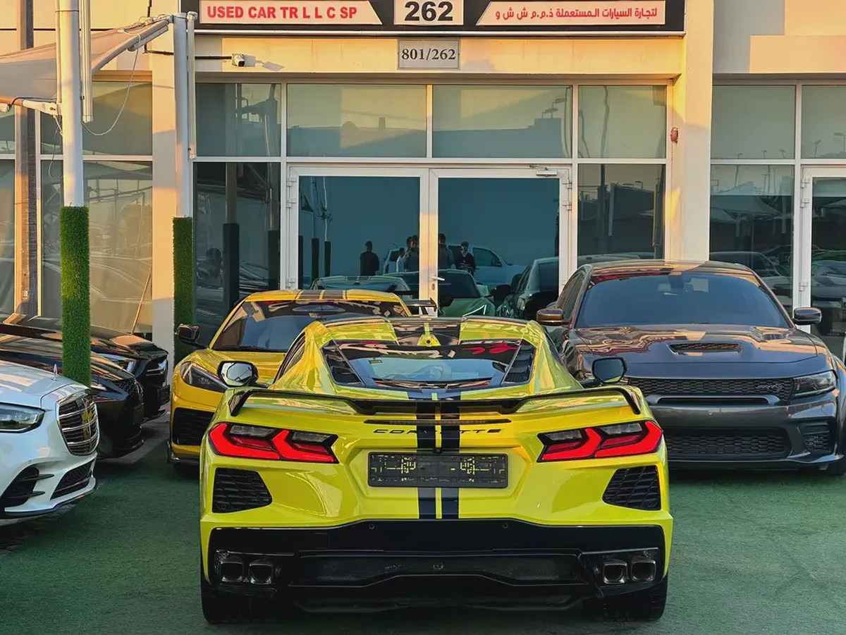2021 Chevrolet Corvette C8 3LT - GCC Specs - Pristine Condition-3-3