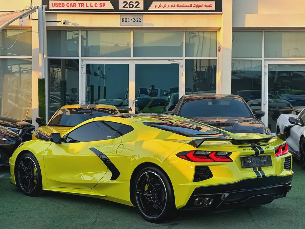 2021 Chevrolet Corvette C8 3LT - GCC Specs - Pristine Condition-4-4