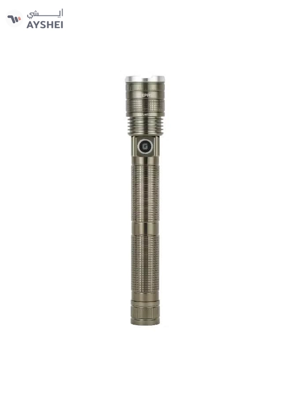 GEEPAS Zoomable LED Flashlight ,20W Laser High-Power LEDs, Perfect for Indoor and Outdoor Use, 10 Hours Continuous Working/ with Aluminum Alloy Housing, Type C Charging, Limited Lifetime Warranty
