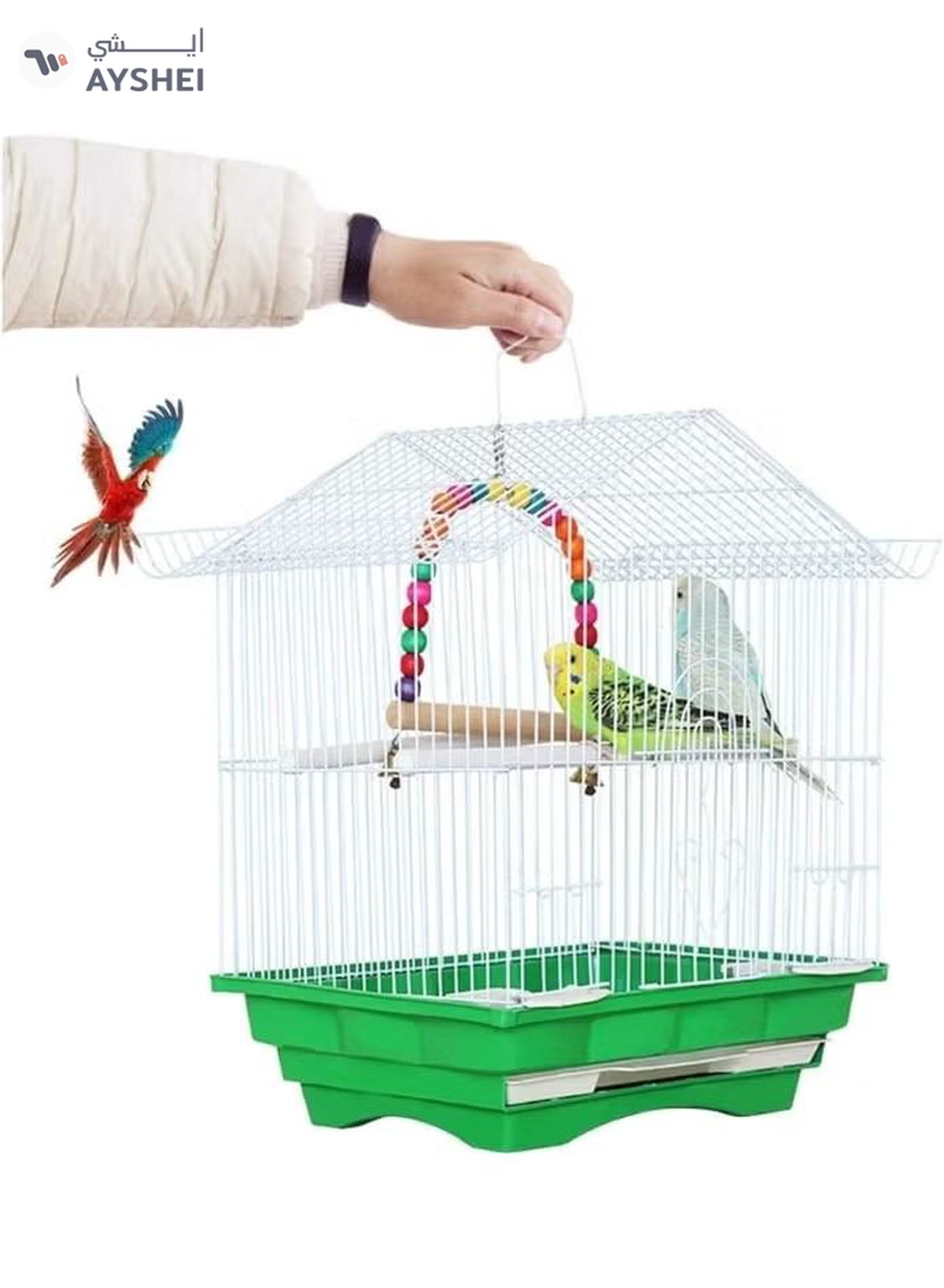 DAYANG Bird Cage (A101) - 30 x 23 x 39cm [Dimension - 30 x 23 x 39cm] Random Color-7-7
