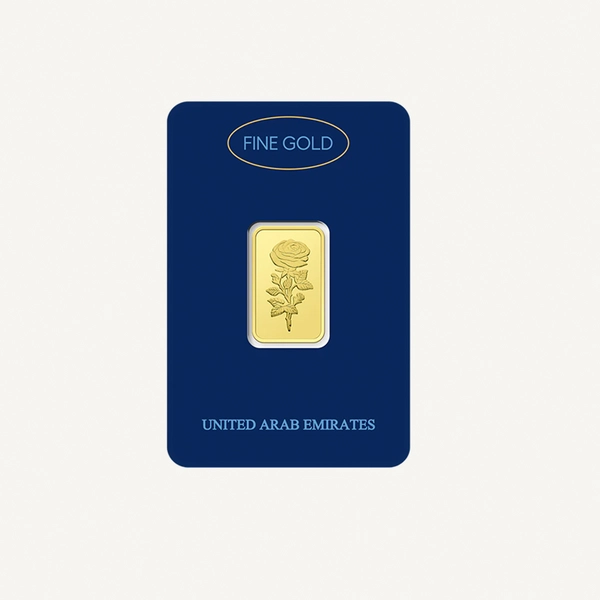 Dubai Gold 10 Grams Pure 999.9 Fine Gold Bar - Variable Design
