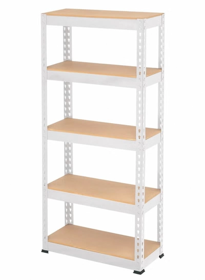 DubaiGallery 5 Tier Laminated Heavy Duty Garage Storage Adjustable Wide Size Metal Shelving Unit Utility Rack Shelves Organization Multipurpose Shelf-1
