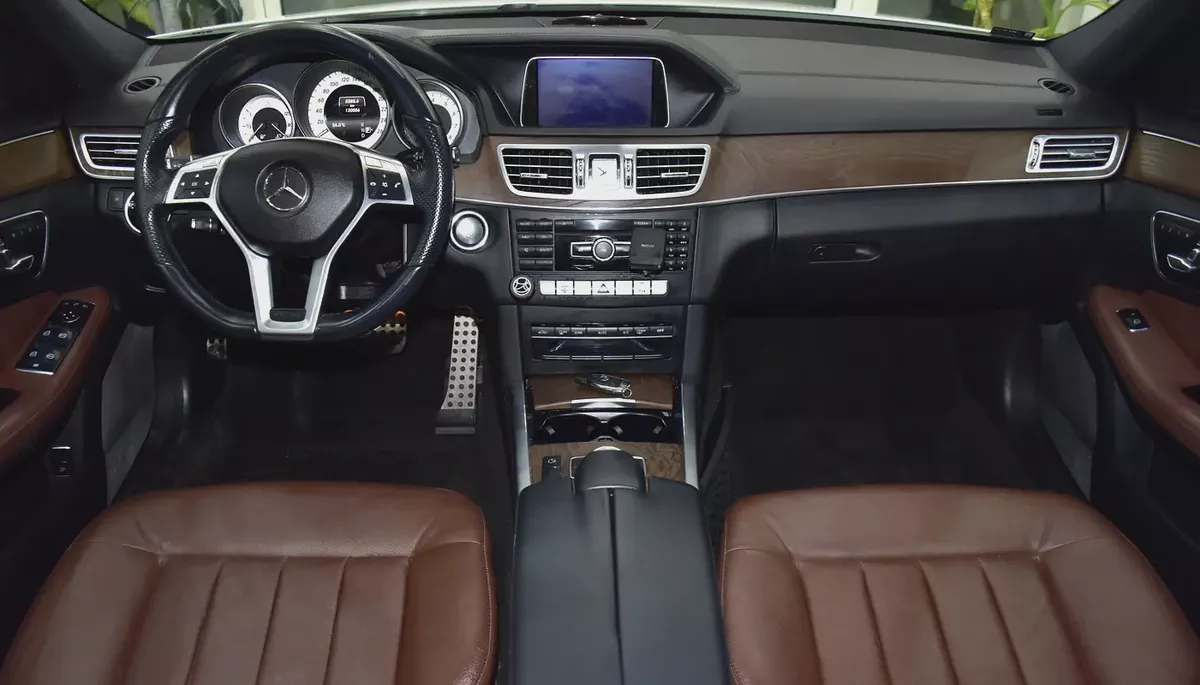 EXCELLENT DEAL for our Mercedes Benz E300 ( 2014 Model ) in White Color GCC Specs-10-10