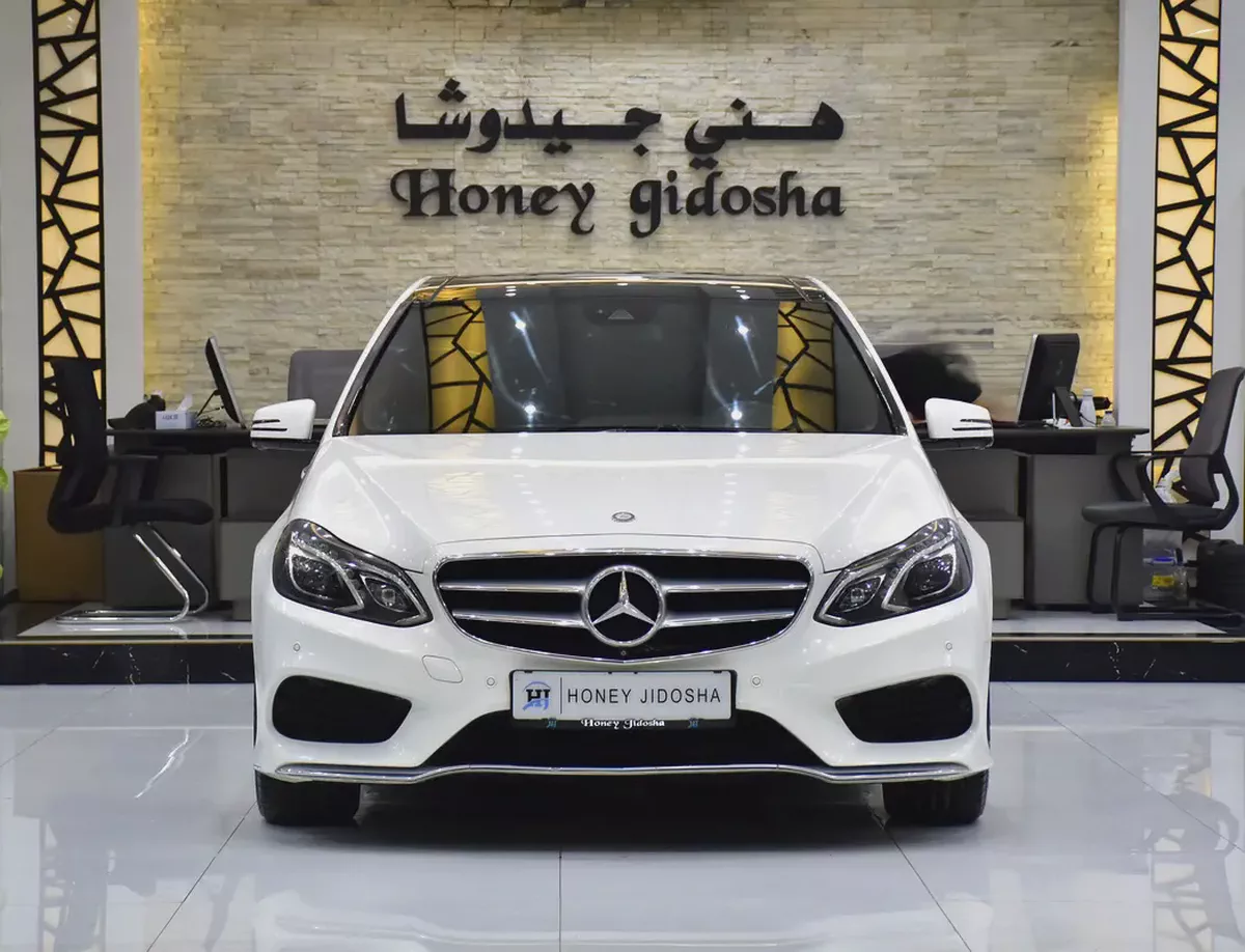 EXCELLENT DEAL for our Mercedes Benz E300 ( 2014 Model ) in White Color GCC Specs