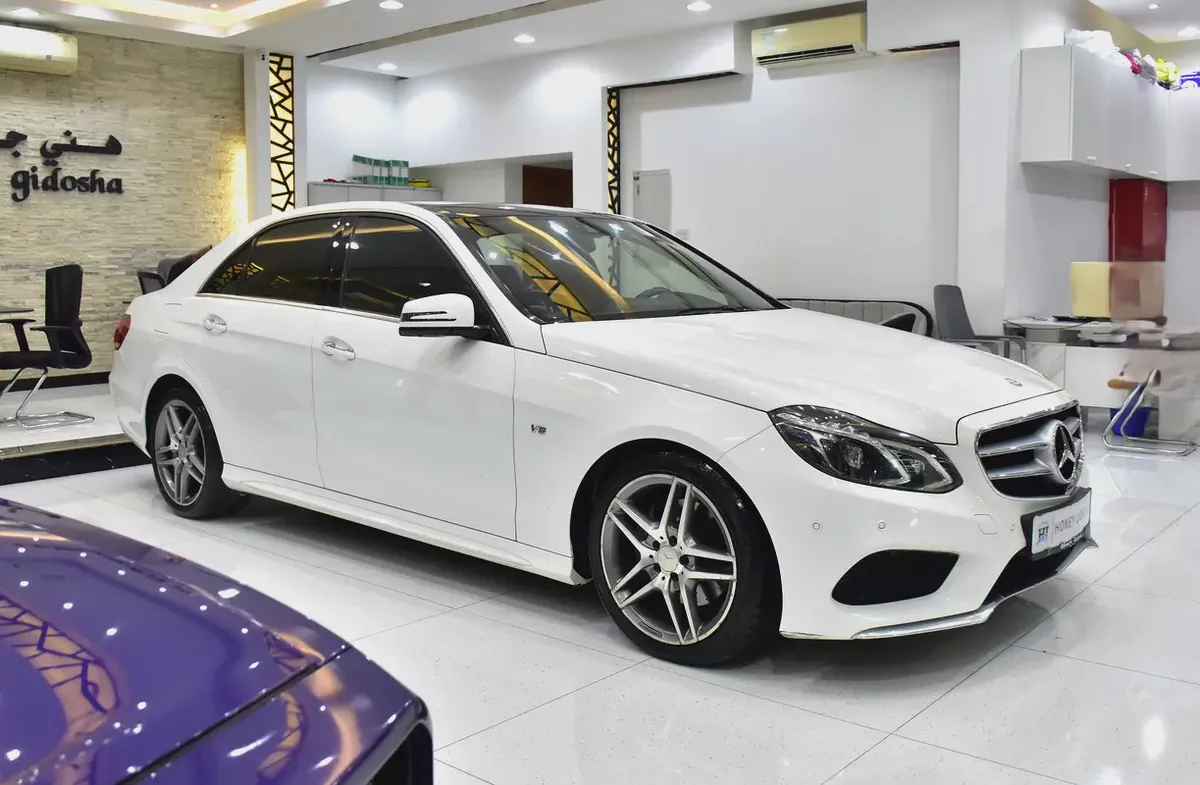 EXCELLENT DEAL for our Mercedes Benz E300 ( 2014 Model ) in White Color GCC Specs-2-2