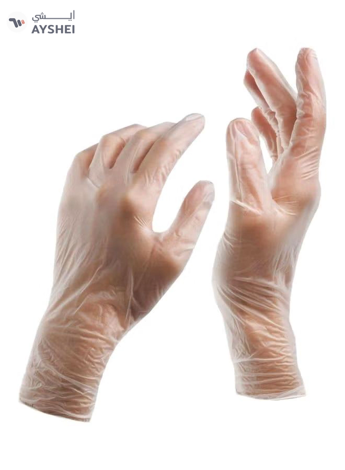 Falcon Vinyl Examination Medium Gloves Pack Of 100 Clear Clear-1-1