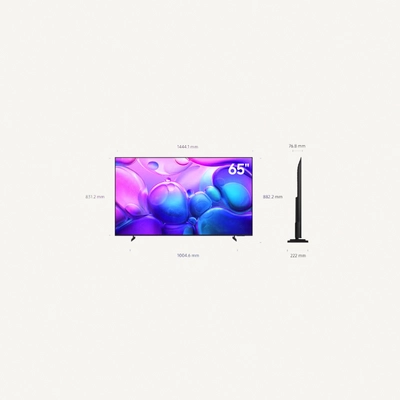 Samsung 65 Inch QLED TV, Q6F, 4K, Q4 Lite Processor, 100% Color Volume with Quantum Dot, Samsung Knox Security, Endless Free Content, Smart TV, QA65Q6FAAUXZN (2025 - UAE Version) QA65Q6FAAUXZN black-1