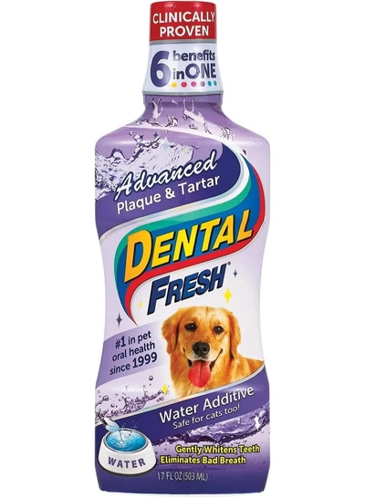 SynergyLabs Dental Fresh Water Additive - Original Formula for Dogs - (17 oz)-0