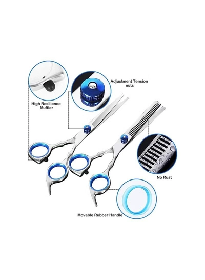 ORiTi Professional Hair Cutting Scissors Sets 11PCS Multi-Purpose Hair Cutting Kit-4