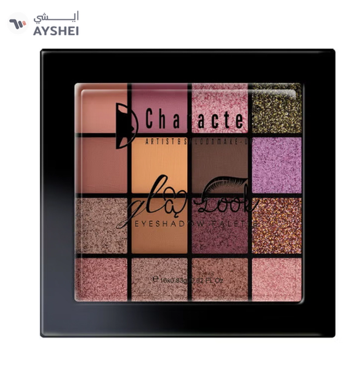 Character Glam Look Eyeshadow Palette Multicolour-1-1