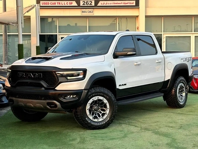 DODGE RAM TRX 6.2 L supercharged GCC 2022 Service History ( Under Warranty ) Original Paint Zero Acc-0
