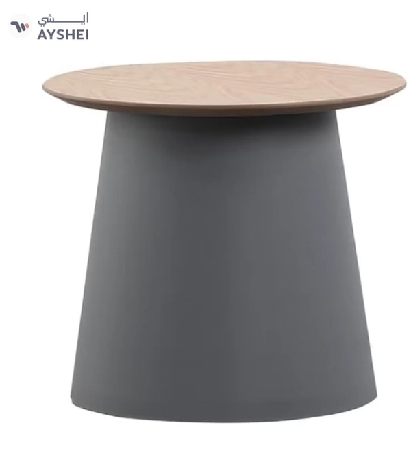 Daamudi KAI Round Table, Minimalist Center Table or Coffee Table for Home & Office