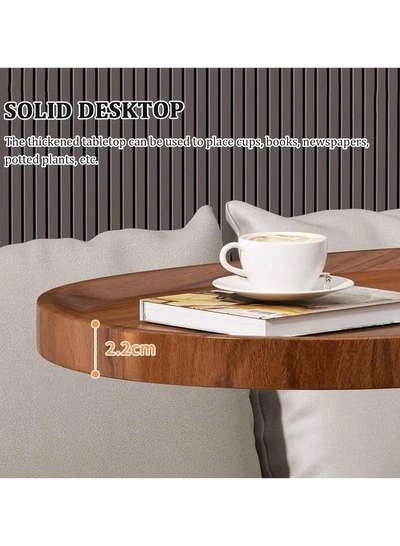 DubaiGallery Sofa Side End Table, Light Luxury Side Table Simple Corner Table Bedside Cabinet Metal Frame C Shaped Table for Sofa Bed Living Room Bedroom-1