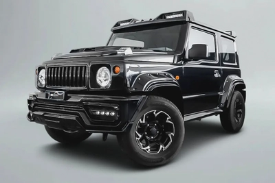 AED 1,997 / 60 months | 0% DP | 2022 Suzuki Jimny Wald Black Bison Kit / Full Service History-4