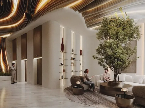 Furnished Office | Sky Line by Peace Homes | Balcony & Pool Access