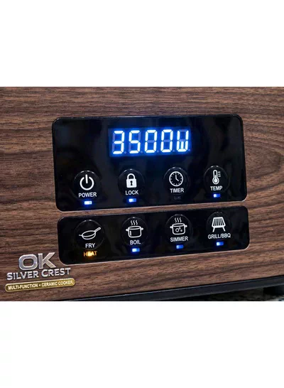 Silver Crest Dual Hot Plate Ceramic Stove kitchen with a stylish dual-zone ceramic stove offering fast, even heating, convenient temperature controls, durable construction, and excellent flexibility for everyday cooking and meal preparation needs.-2