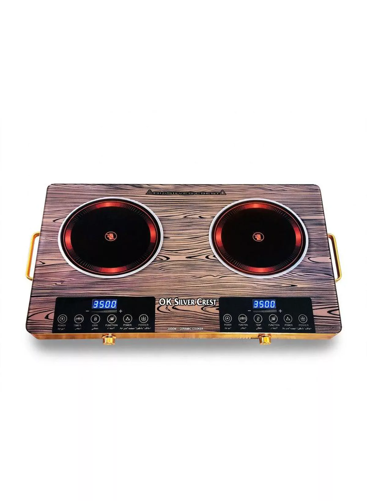 Silver Crest Dual Hot Plate Ceramic Stove kitchen with a stylish dual-zone ceramic stove offering fast, even heating, convenient temperature controls, durable construction, and excellent flexibility for everyday cooking and meal preparation needs.