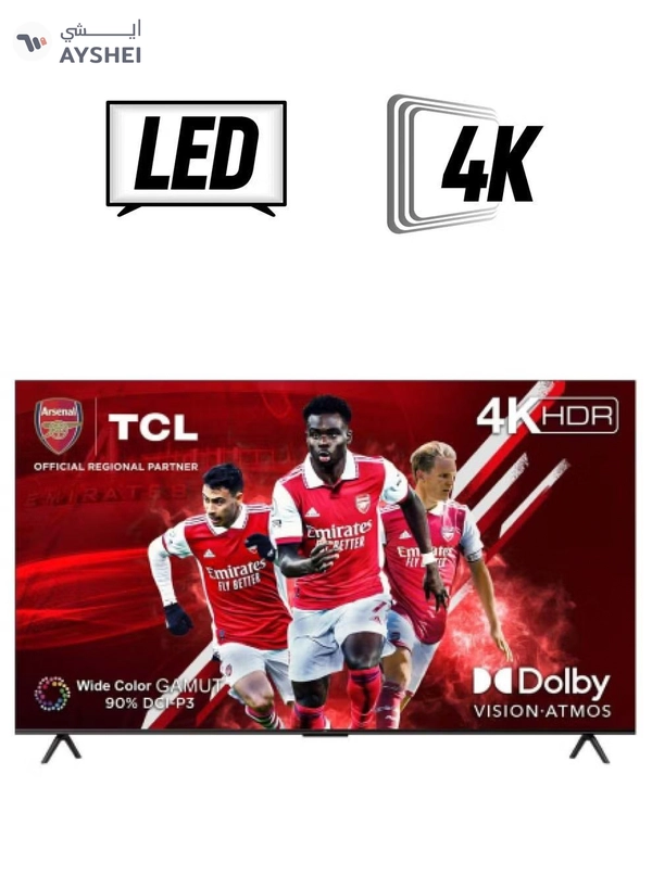 TCL 85 Inch 4K HDR 10 Google LED 85P745 Black