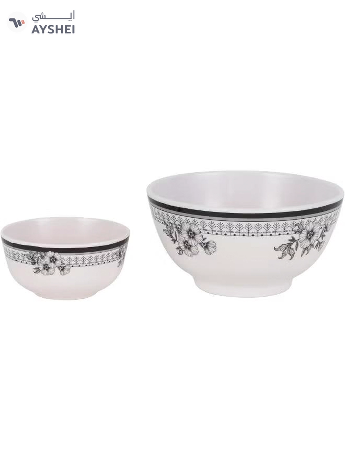Delcasa 35 Piece Floral Beast Melamineware Dinner Set DC2461 Plates, Bowls, and Spoons-4-4