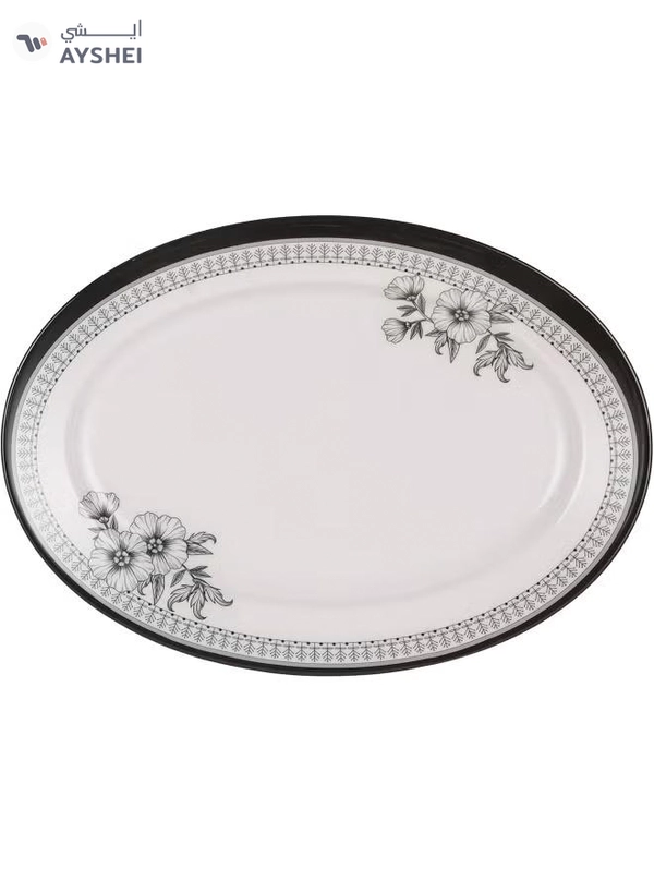 Delcasa 35 Piece Floral Beast Melamineware Dinner Set DC2461 Plates, Bowls, and Spoons