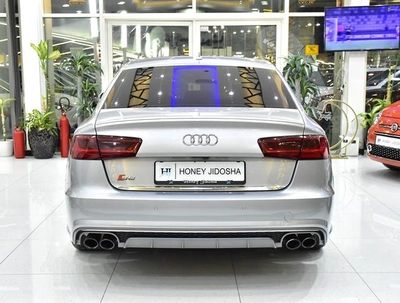 Audi S6 V8T ( 2016 Model ) in Silver Color GCC Specs-9