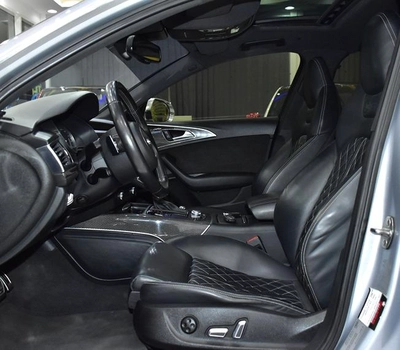 Audi S6 V8T ( 2016 Model ) in Silver Color GCC Specs-4