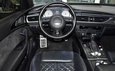 Audi S6 V8T ( 2016 Model ) in Silver Color GCC Specs-3