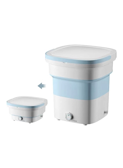 GT-Wheel Portable Mini Folding Clothes Washing Machine 135 W Miniwash110 Blue/White-1