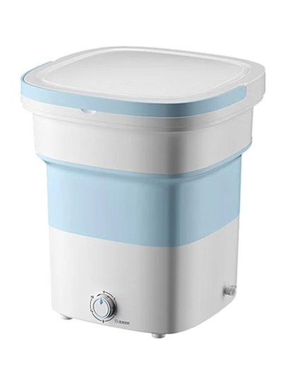 GT-Wheel Portable Mini Folding Clothes Washing Machine 135 W Miniwash110 Blue/White-0