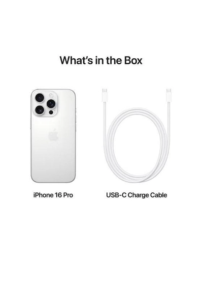 Apple iPhone 16 Pro 128GB White Titanium 5G With FaceTime - Middle East Version-5