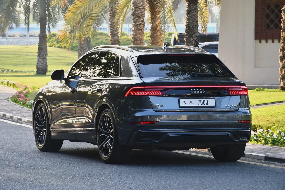 2021 Audi Q8 55 TFSI quattro S line Black Edition - GCC Specs-2-2