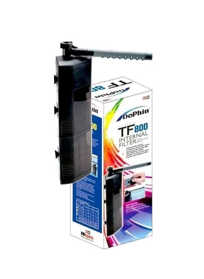 DoPhin KW Zone Dophin Aquarium Triangle Internal Filter With Rainbar-0