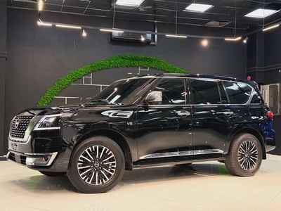 Nissan Patrol LE Platinum City 2021 | GCC Specs | Full Service History-0