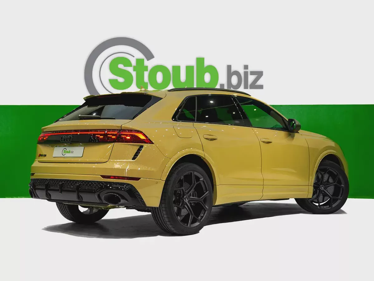 SWAP YOUR CAR for PERFORMANCE RSQ8 2025 SAKHIR GOLD - UNDER WARRANTY - ONLY 12,372 KM - TOP SPEC-4-4