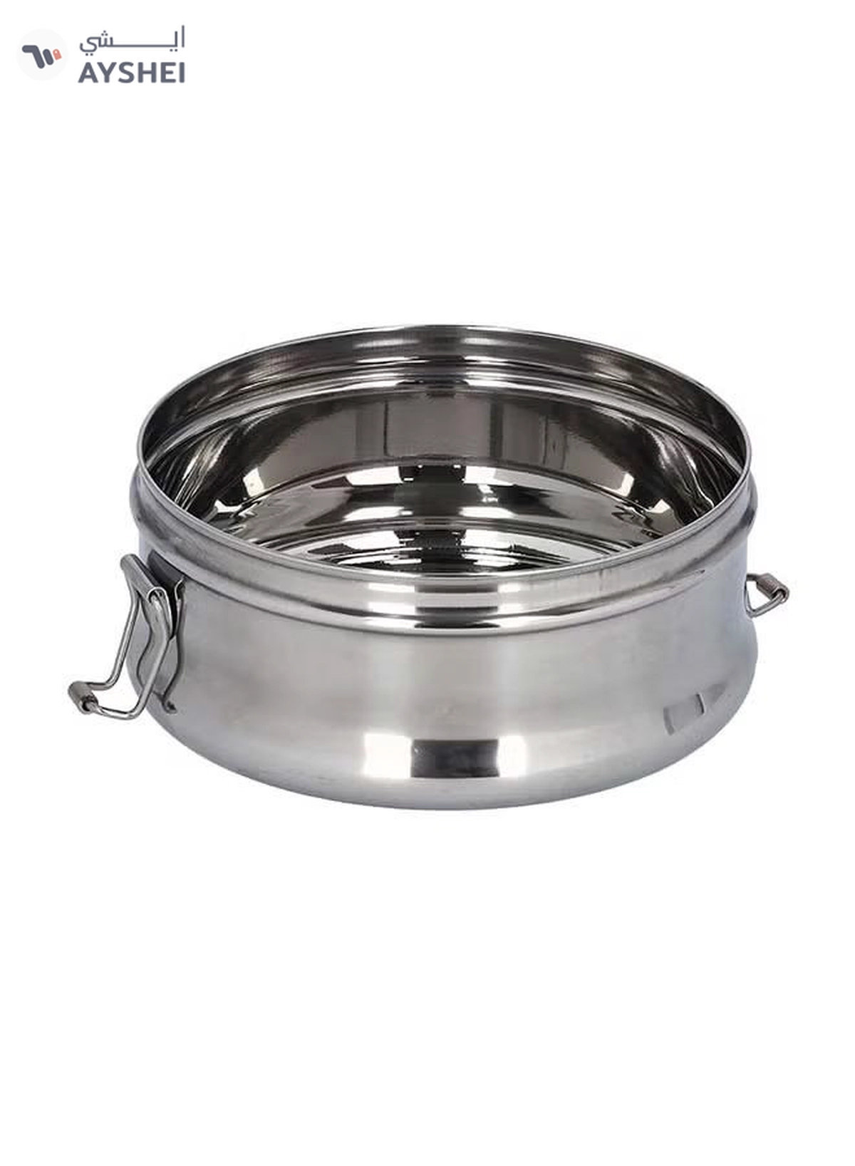 DELCASA Stainless Steel Lunch Box With Plate Silver 14x5x5cm-3-3