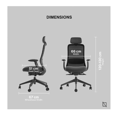 Navodesk NIO Ergonomic Chair, Premium, Office & Computer Chair with Lumbar Support-1