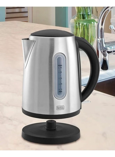 BLACK+DECKER Electric Kettle With Stainless Steel Body 1.7 L 2200 W JC450-B5 Silver/Black-5