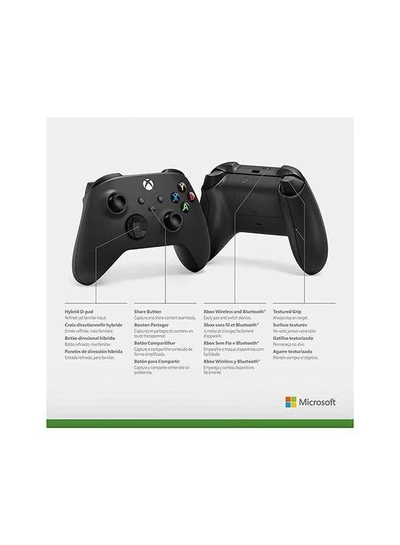 Microsodt Xbox Wireless Controller For Xbox Series X|S, Xbox One, Windows10, Android, And IOS - Black-3