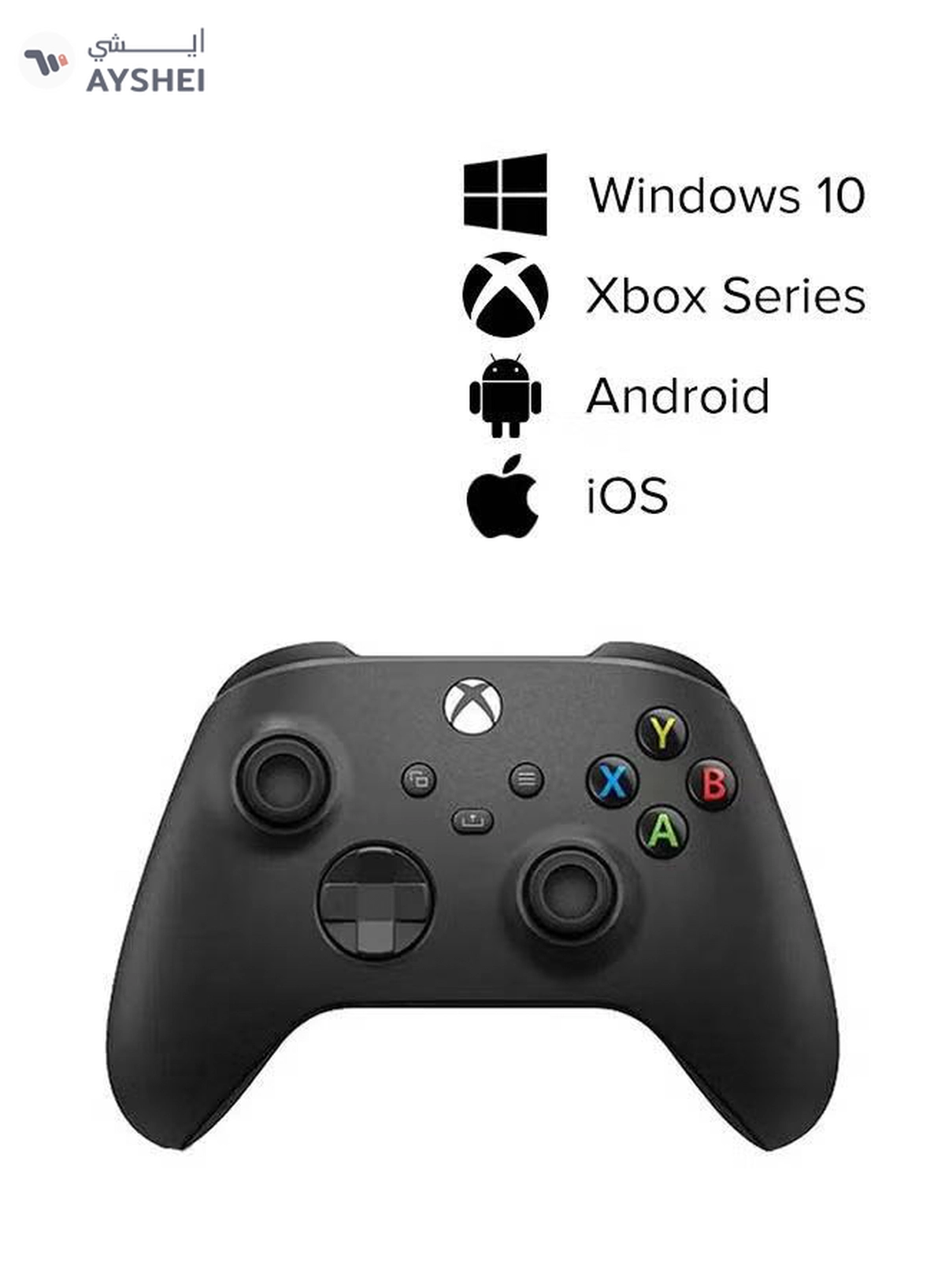 Microsodt Xbox Wireless Controller For Xbox Series X|S, Xbox One, Windows10, Android, And IOS - Black-7-7