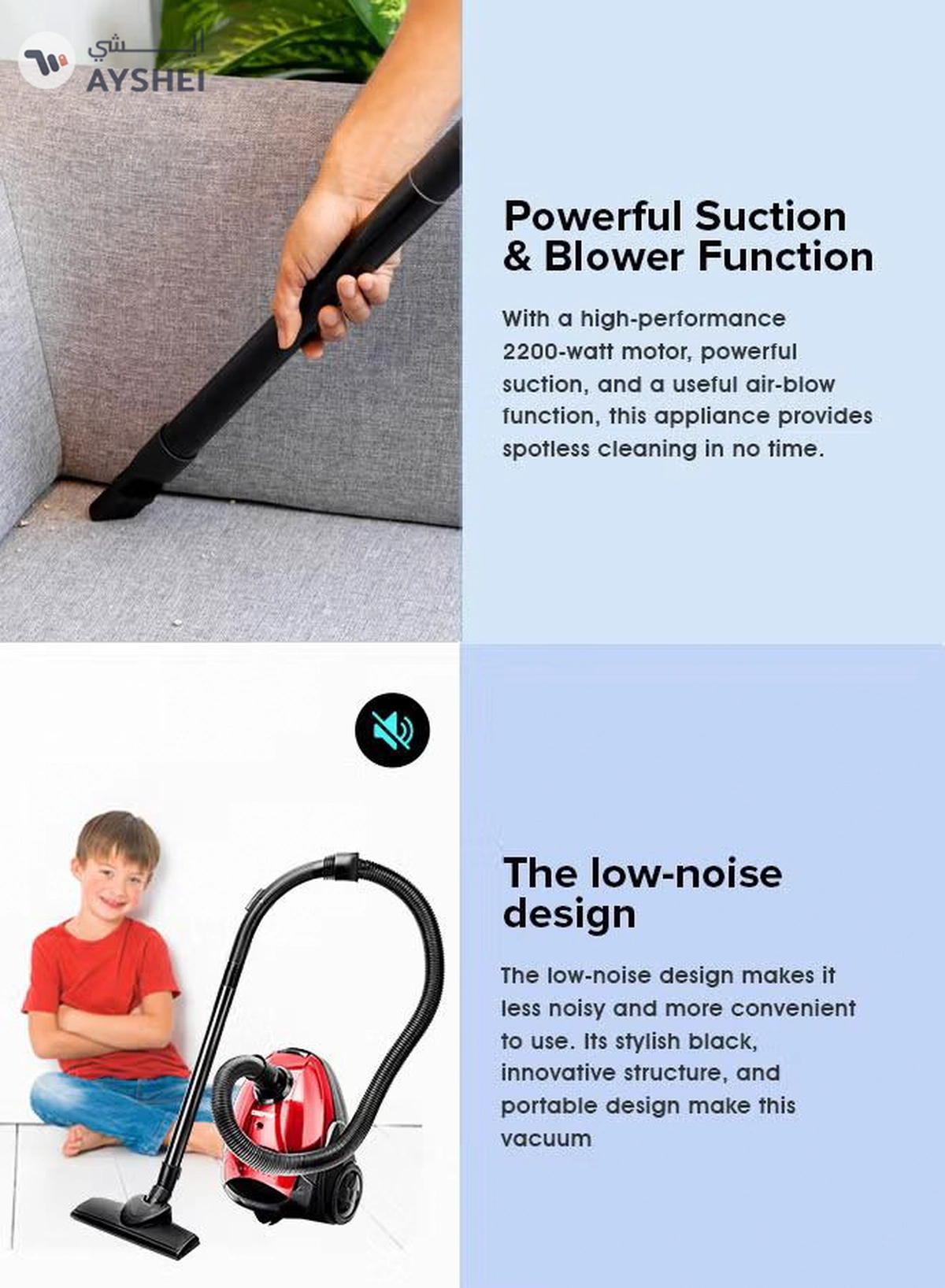GEEPAS Preview Vacuum Cleaner With Powerful Suction, Low Noise Design, Dust Full Indicator, Flexible Hose With Air Flow On Handle, Plastic Insert Tube, Dustbag 1.5L, Pedal Switch And Auto Rewinding Wire 1.5 L 1400 W GVC2595 1.5 L 1400 W GVC2595 Red-7-7