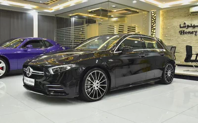 AED 1,412 EMi for 5Yrs | Mercedes Benz A35 AMG ( 2020 Model ) in Black Color Chinese Specs-1