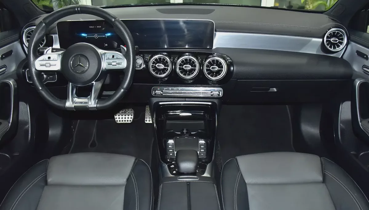 AED 1,412 EMi for 5Yrs | Mercedes Benz A35 AMG ( 2020 Model ) in Black Color Chinese Specs-10-10